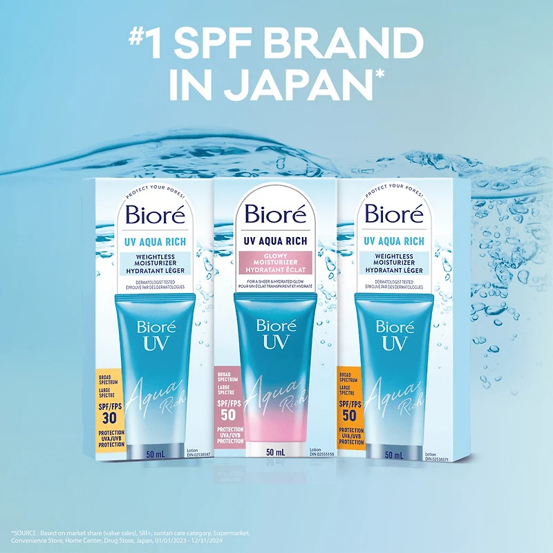 Bioré SPF 30 UV Aqua Rich Weightless Moisturizer 50ml