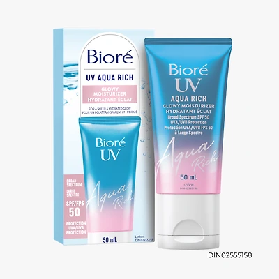 Bioré SPF 50 UV Aqua Rich Glowy Moisturizer 50ml