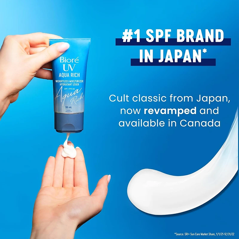 Bioré SPF 50 UV Aqua Rich Weightless Moisturizer 50ml