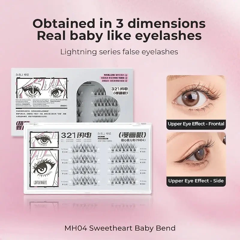 BLJ Lightning Manga Eyelashes - MH04 Sweet Baby Curl