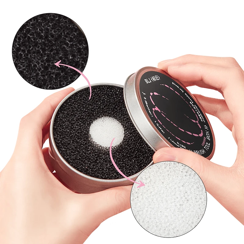 BLJ lightning Series Powder-Absorbing Brush Cleansing Box