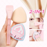 BLJ Perfect Canvas Foundation Brush & Puff Duo (Pink Edition)