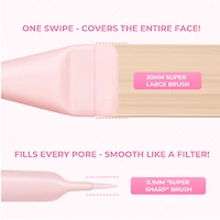 BLJ Perfect Canvas Foundation Brush & Puff Duo (Pink Edition)