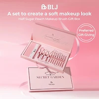 BLJ Semi Sugar Peach Make Up Brush Gift Box 11pcs