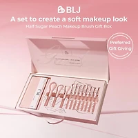 BLJ Semi Sugar Peach Make Up Brush Gift Box 11pcs