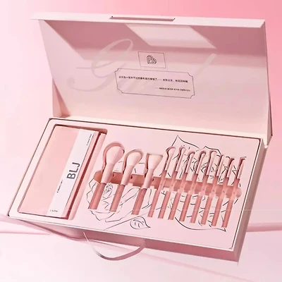 BLJ Semi Sugar Peach Make Up Brush Gift Box 11pcs
