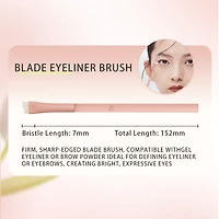 BLJ Semi Sweet Peach Blade Shaped Eyeliner Brush 1pc