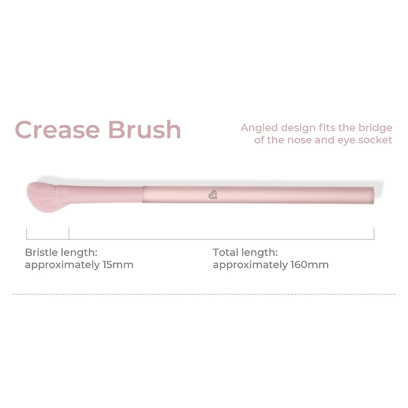 BLJ Semi Sweet Peach Shaped Scythe Like Nose Shadow Brush 1pc