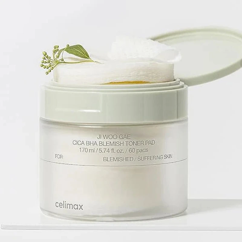 Celimax Ji Woo Gae Cica BHA Blemish Pad 170ml/ 60pads