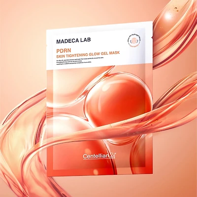 CENTELLIAN24 Madeca Lab PDRN Skin Tightening Glow Gel Mask 5pcs