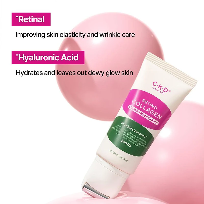 CKD Retino Collagen Small Molecule 300 Guasha Neck Cream 50ml