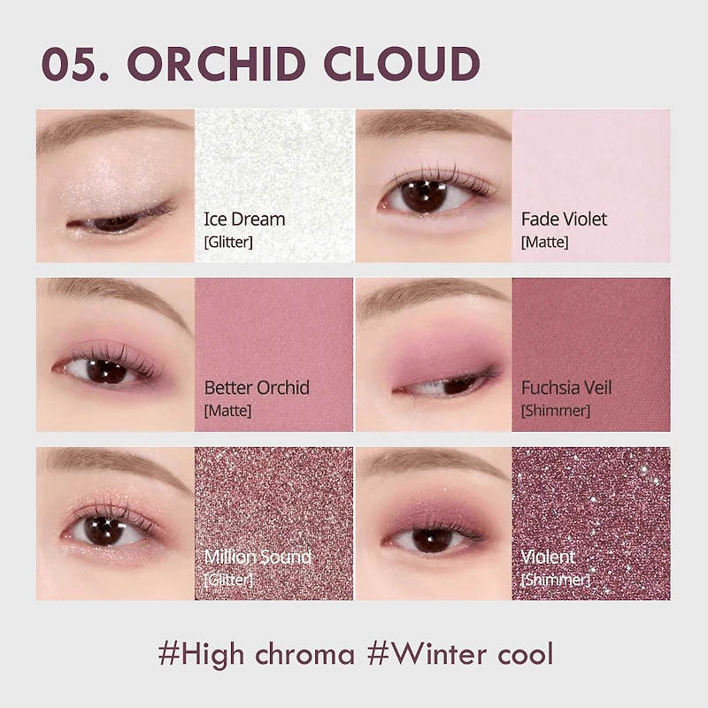 CLIO Pro Eye Palette Air #05 Orchid Cloud