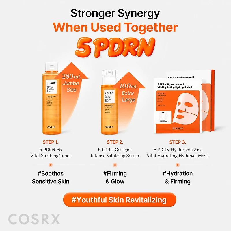 COSRX 5 PDRN Collagen Intense Vitalizing Serum 100ml