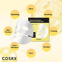 COSRX Advanced Snail Mucin Glass Glow Hydrogel Mask 3ea