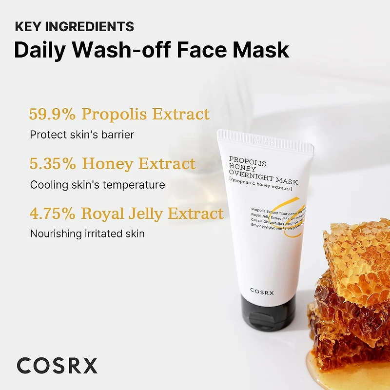 Cosrx Full Fit Propolis Honey Overnight Mask 60ml