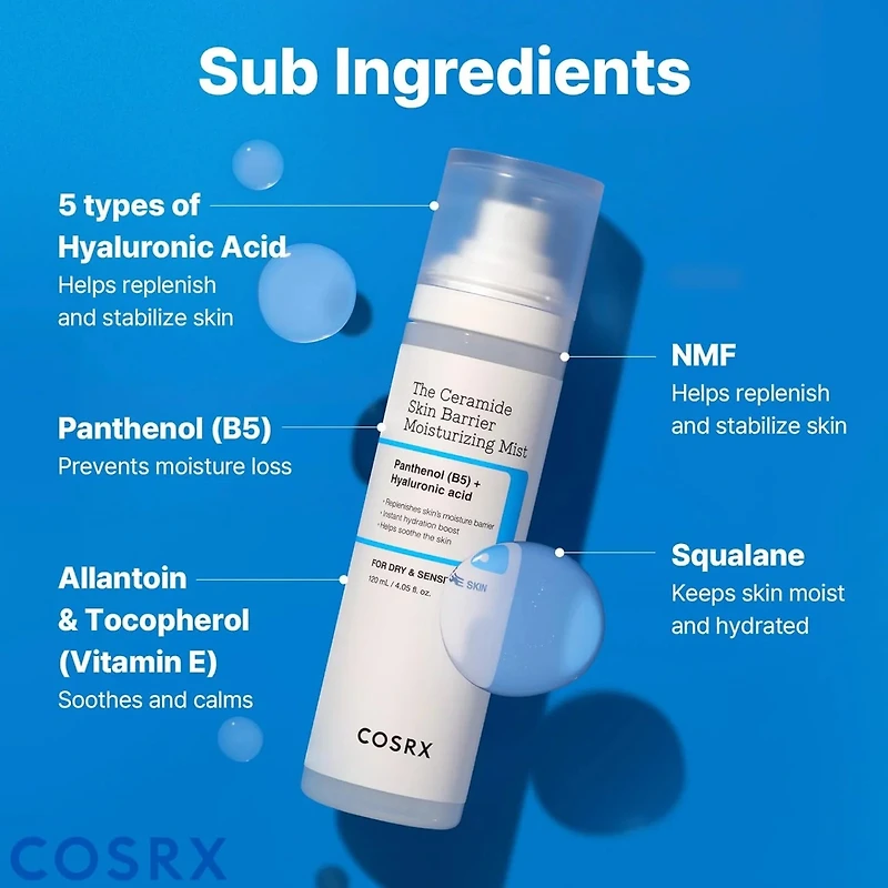 COSRX The Ceramide Skin Barrier Moisturizing Mist 120ml
