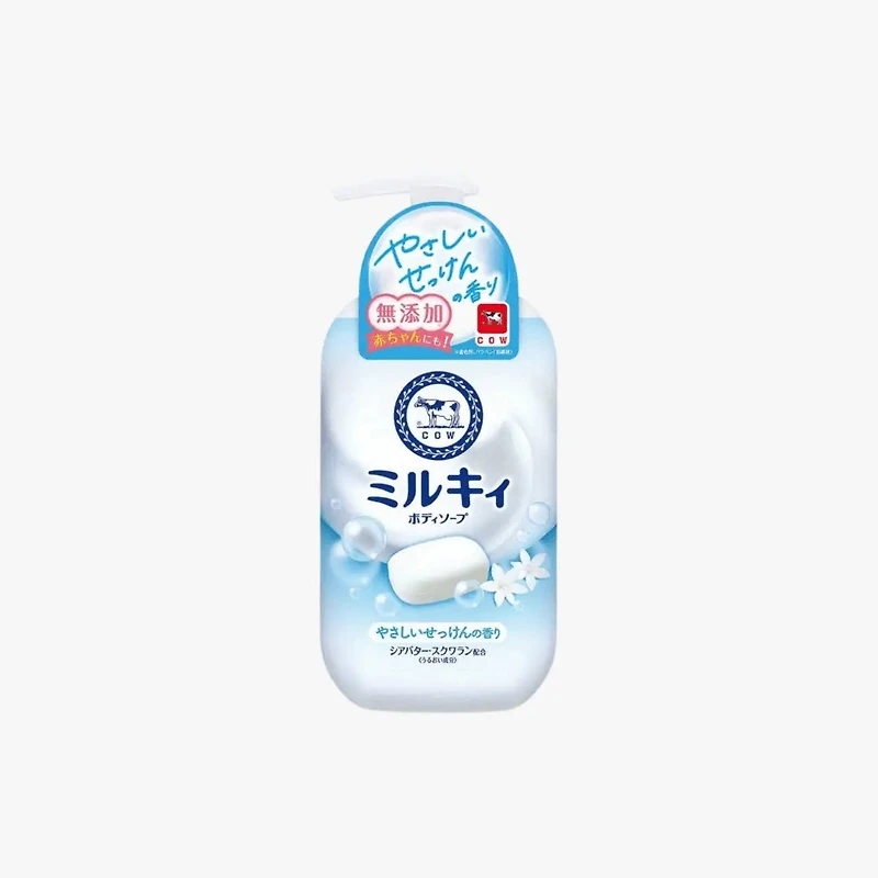 COW Brand Bouncia Milky Body Soap 500ml (3 Scents)