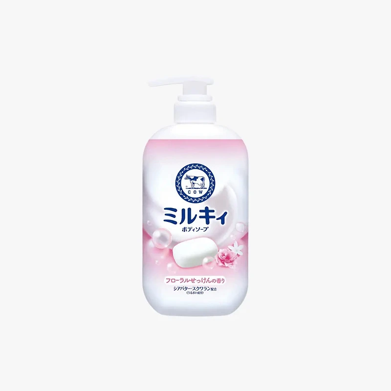 COW Brand Bouncia Milky Body Soap 500ml (3 Scents)