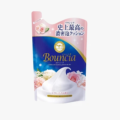 Cow Brand Japan Bouncia Body Soap Airy Bouquet Refill 360ml