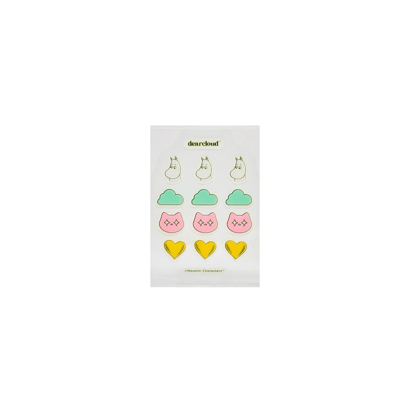 dearcloud Moomin Hydrocolloid Patches Farewell, Zits 12pcs