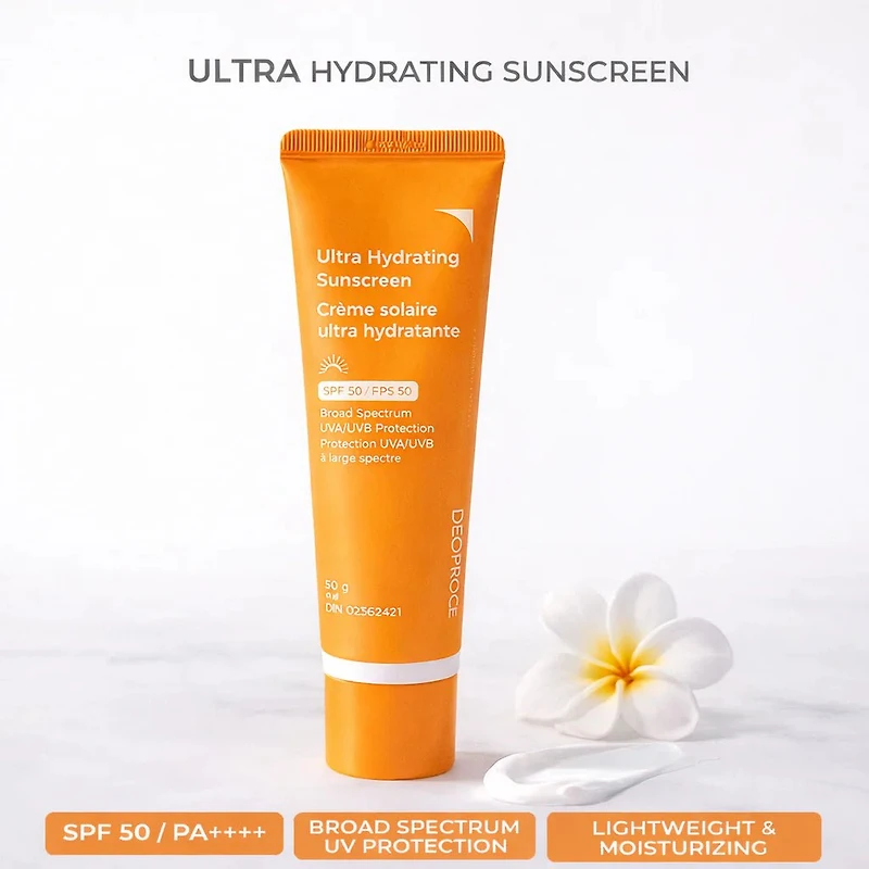 DEOPROCE Ultra Hydrating Sunscreen-No White Cast SPF50 50g