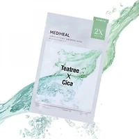 MEDIHEAL Derma Synergy Wrapping Mask Teatree X Cica Calming (10pcs)