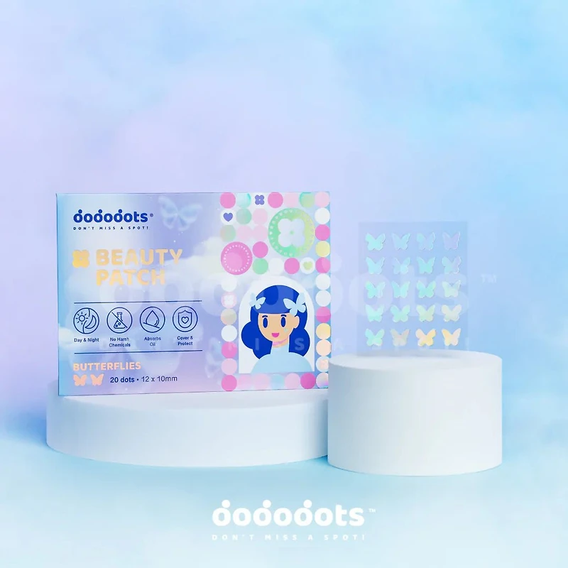 DODODOTS Beauty Patch Butterflies 20p