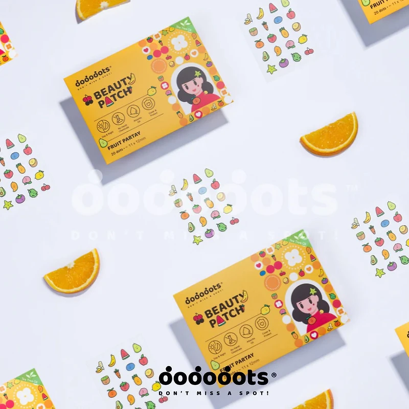 DODODOTS Beauty Patch Fruit Partay 20p