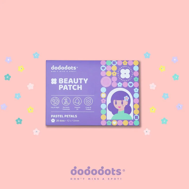 DODODOTS Beauty Patch Pastel Petals 20p