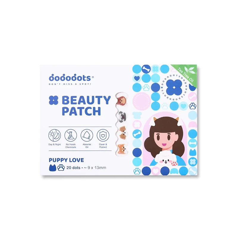 DODODOTS Beauty Patch Puppy Love 20p (Tree Oil)