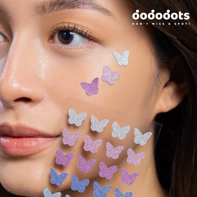 Dododots Glitter Butterflies 20 pcs