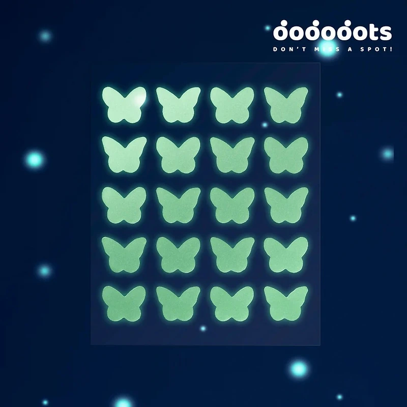 Dododots Glow Butterflies 20 pcs