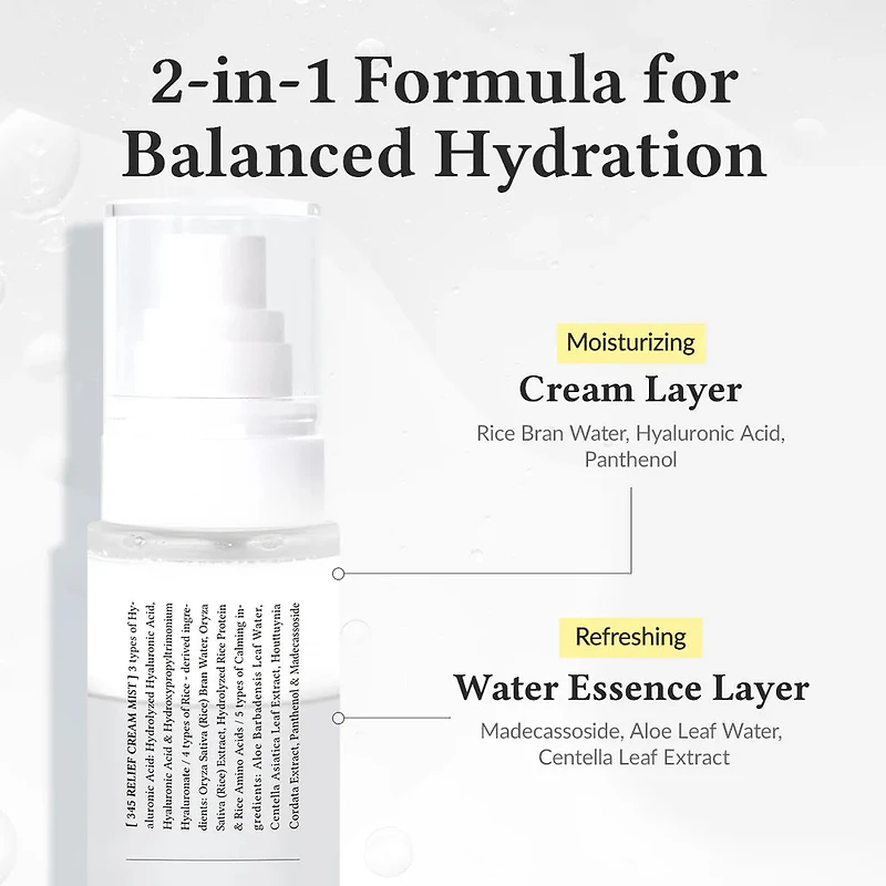 Dr.Althea 345 Relief Cream Mist (2 Sizes)