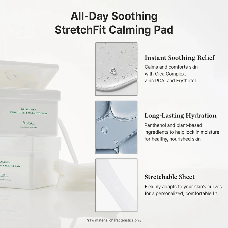 Dr. Althea Stretch Fit Calming Pad 50 sheets