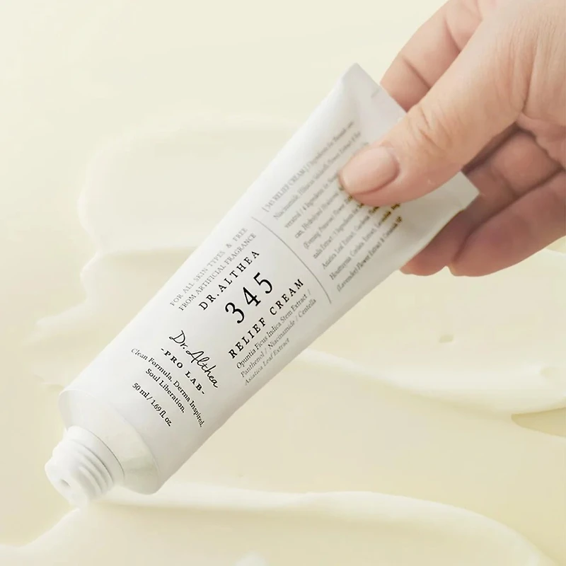 Dr.Althea 345 Relief Cream 50ml + Vitamin C Boosting Serum 30ml