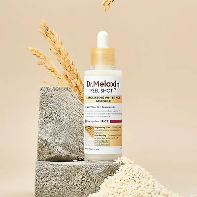 Dr.Melaxin Peel Shot Exfoliating White Rice Ampoule 80ml