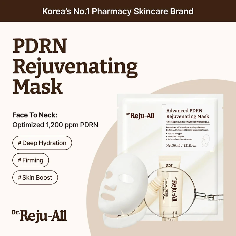 Dr.Reju-All Advanced PDRN Rejuvenating Mask 4pc