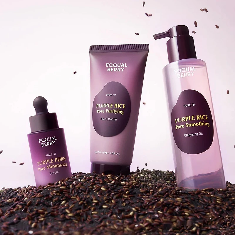 EQQUALBERRY Purple Rice Pore Purifying Pack Cleanser 130g