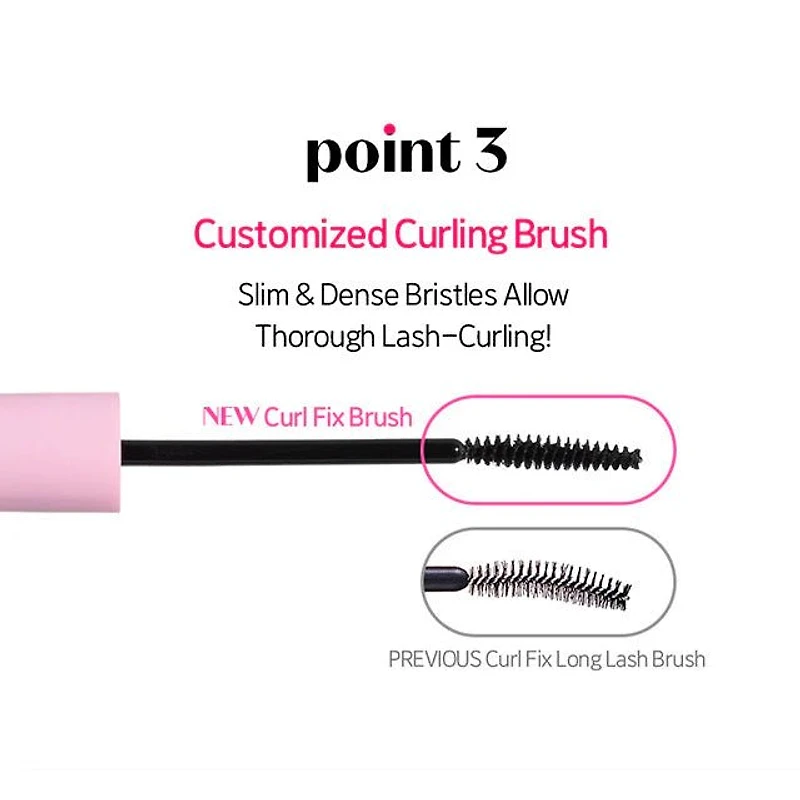 Etude Curl Fix Mascara 01 Black