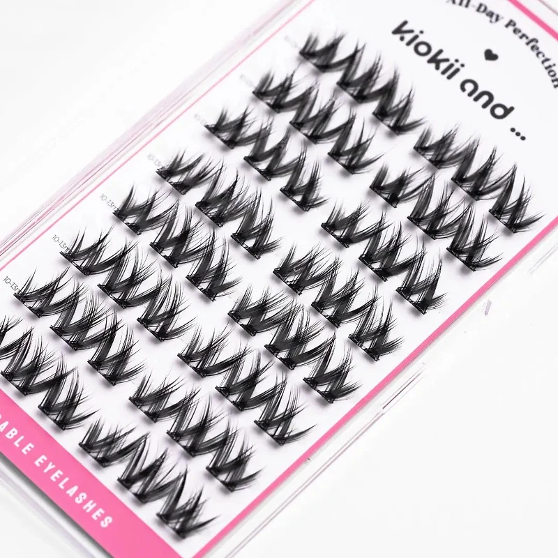 Kiokii Book Cluster Glue-Free Lashes - Elegant Edge 10mm-13mm