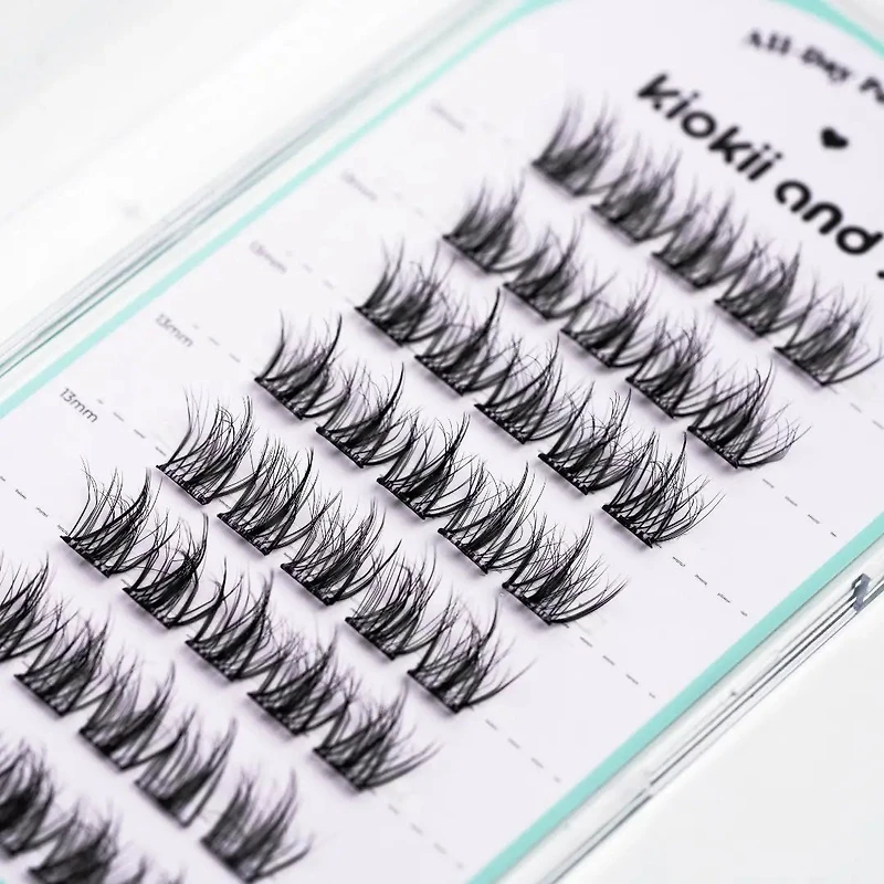 Kiokii Book Cluster Glue-Free Lashes - Silk Stacks 13mm