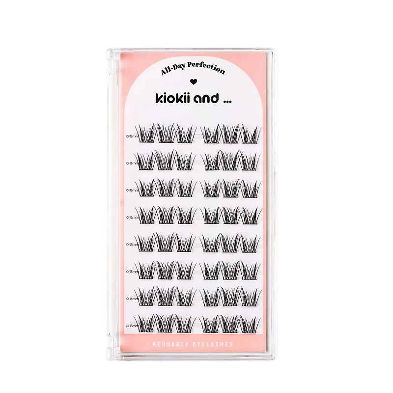Kiokii Book Cluster Glue-Free Lashes - Voluminous Drama 10mm-13mm