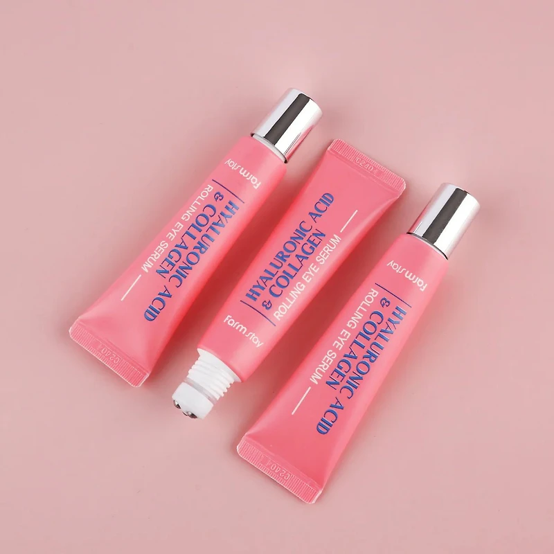 FARMSTAY Hyaluronic Acid & Collagen Rolling Eye Serum 25ml