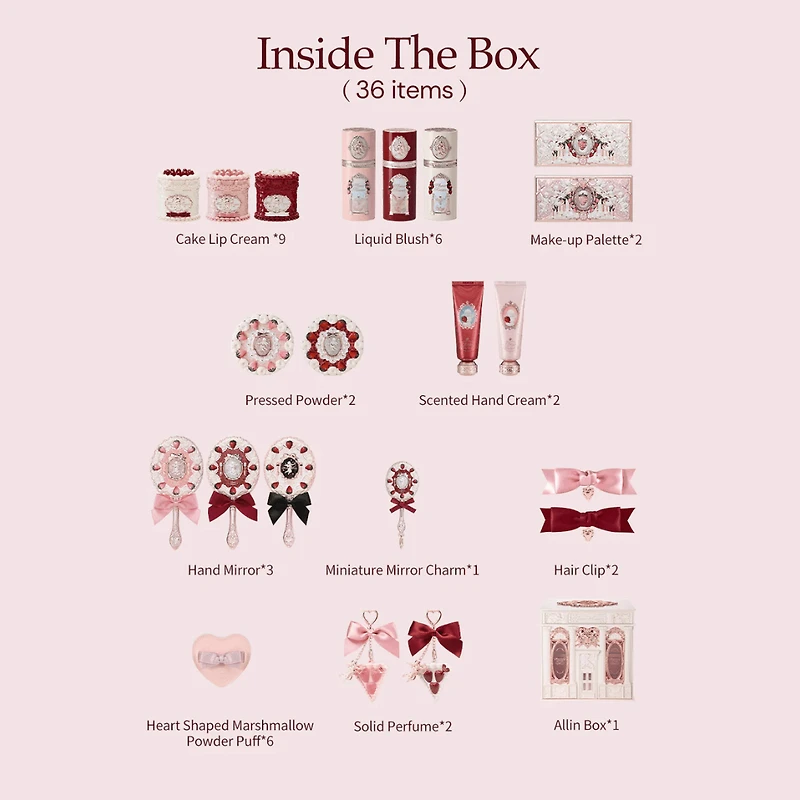 Flower Knows Strawberry Cupid All-In Gift Set (36 Items)