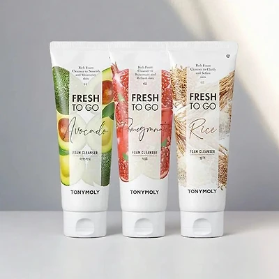 Tonymoly Fresh To Go Foam Cleanser (3 Types)