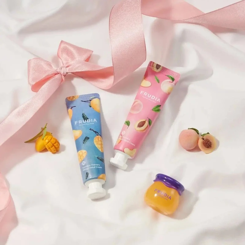 Frudia Honey Lip Balm & Hand Cream Gift Set THANK YOU BERRY MUCH 10ml+(30g*2pcs)