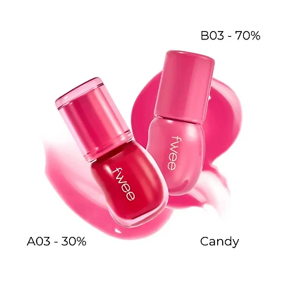 Fwee 3D Voluming Gloss - A03 & B03 (Candy)