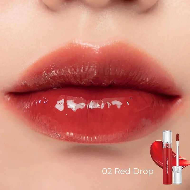 Romand Glasting Water Tint 02 Red Drop (Clearance)