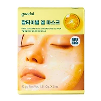 GOODAL Green Tangerine Vita C Dark Spot Care Gel Mask 5pcs
