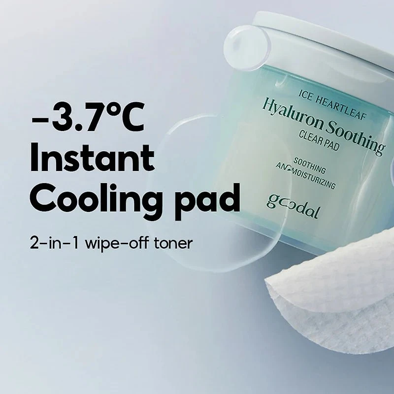 GOODAL Houttuynia Cordata Hyaluron Soothing Clear Pad 70 Pads
